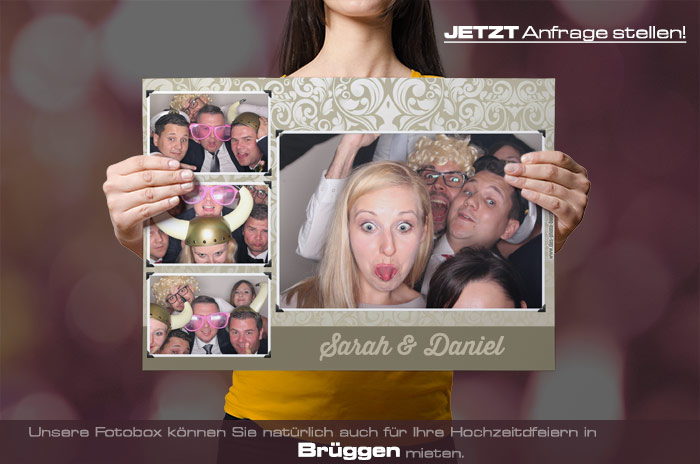 Mieten Sie eine Fotobox für Ihre Hochzeitsfeier in Brüggen