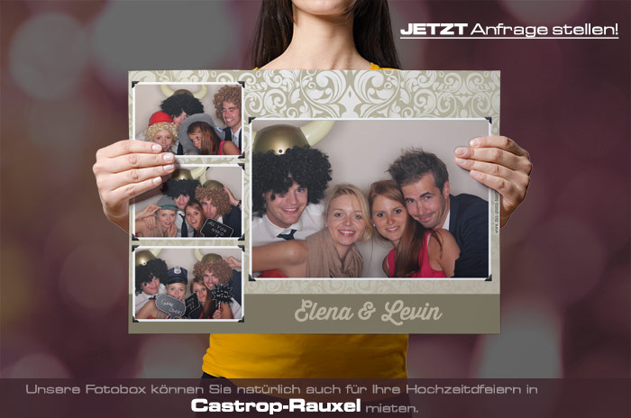 Mieten Sie eine Fotobox für Ihre Hochzeitsfeier in Castrop-Rauxel