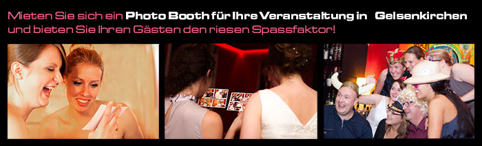Ordern Sie für Ihr Event in Gelsenkirchen ein Photobooth.