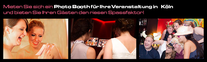Mieten Sie für Ihre Veranstaltung in Köln ein Photo Booth.